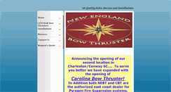 Desktop Screenshot of newenglandbowthruster.com