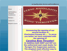 Tablet Screenshot of newenglandbowthruster.com